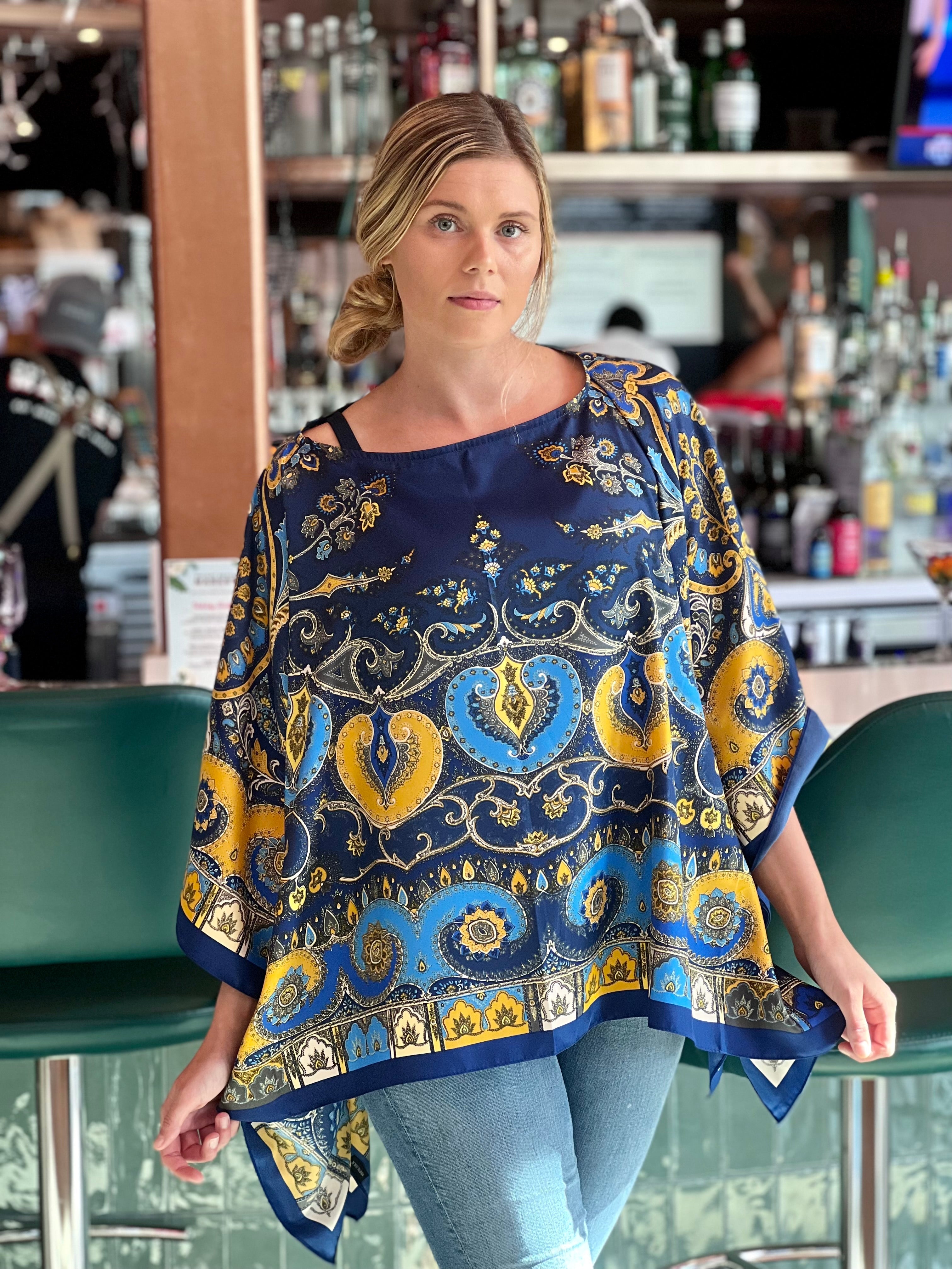 Tunic Navy and Gold