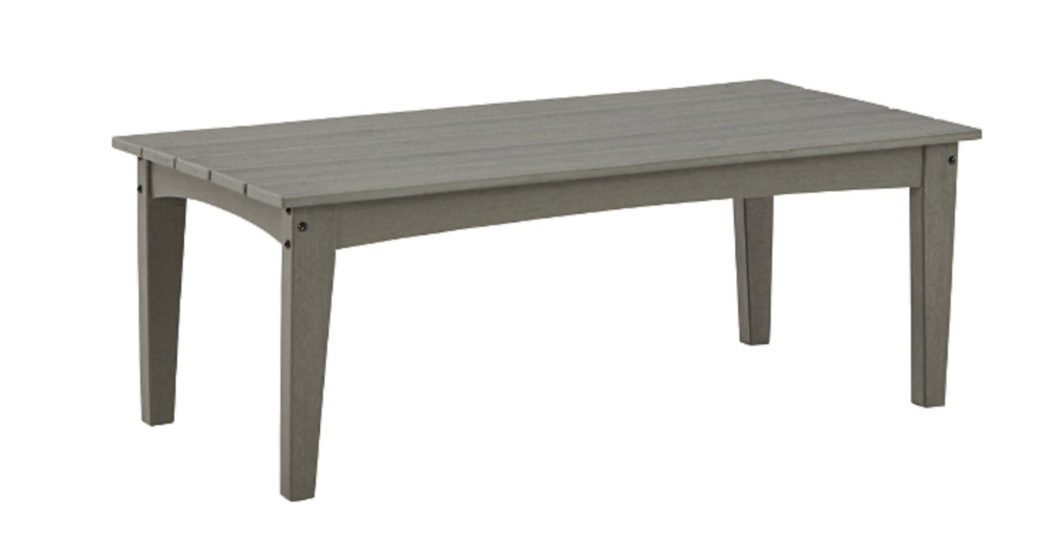 POLY GRAY OUTDOOR COFFEE TABLE