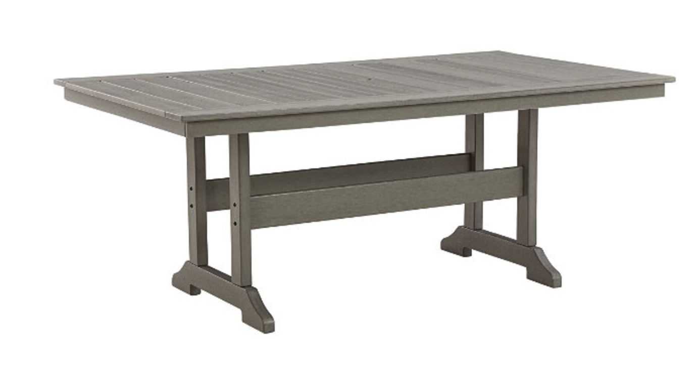 POLY GRAY DINING TABLE