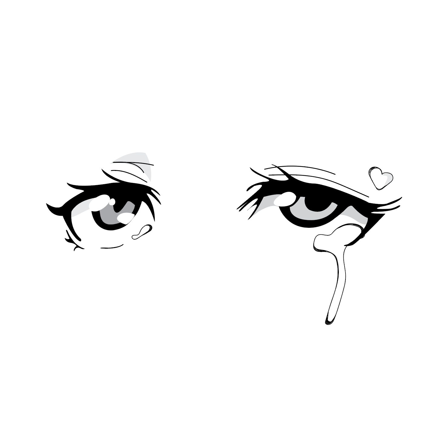 Crying Eyes  Sad Anime Eyes Png  602x600 PNG Download  PNGkit