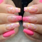 Pink Ocean Fake Nails 24 Pcs