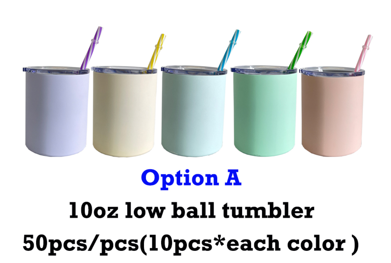 10oz Low Ball Tumbler Sublimation