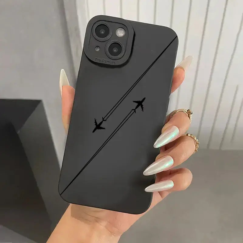 Premium Airplane Pattern Phone Case For Samsung A54 Cases Galaxy A14 A34 A13 A33 A53 A32 A52 S24