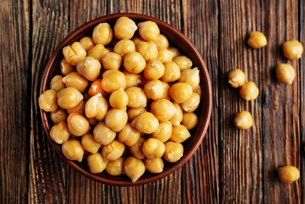 Chickpeas in bowl