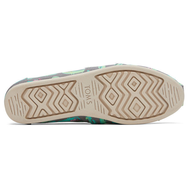Alp CloudBound Grey Crocodiles Print Slip Ons-TOMS® India Official Site