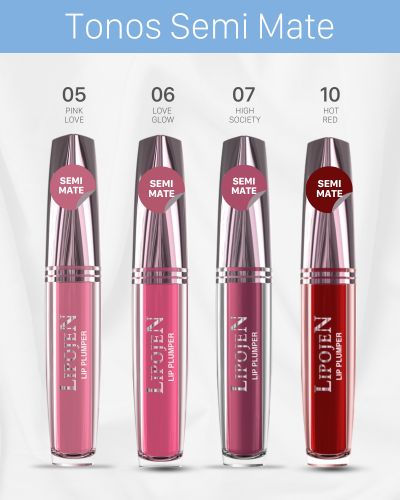 Labiales Lipojen semi mate tonos de verano 2024