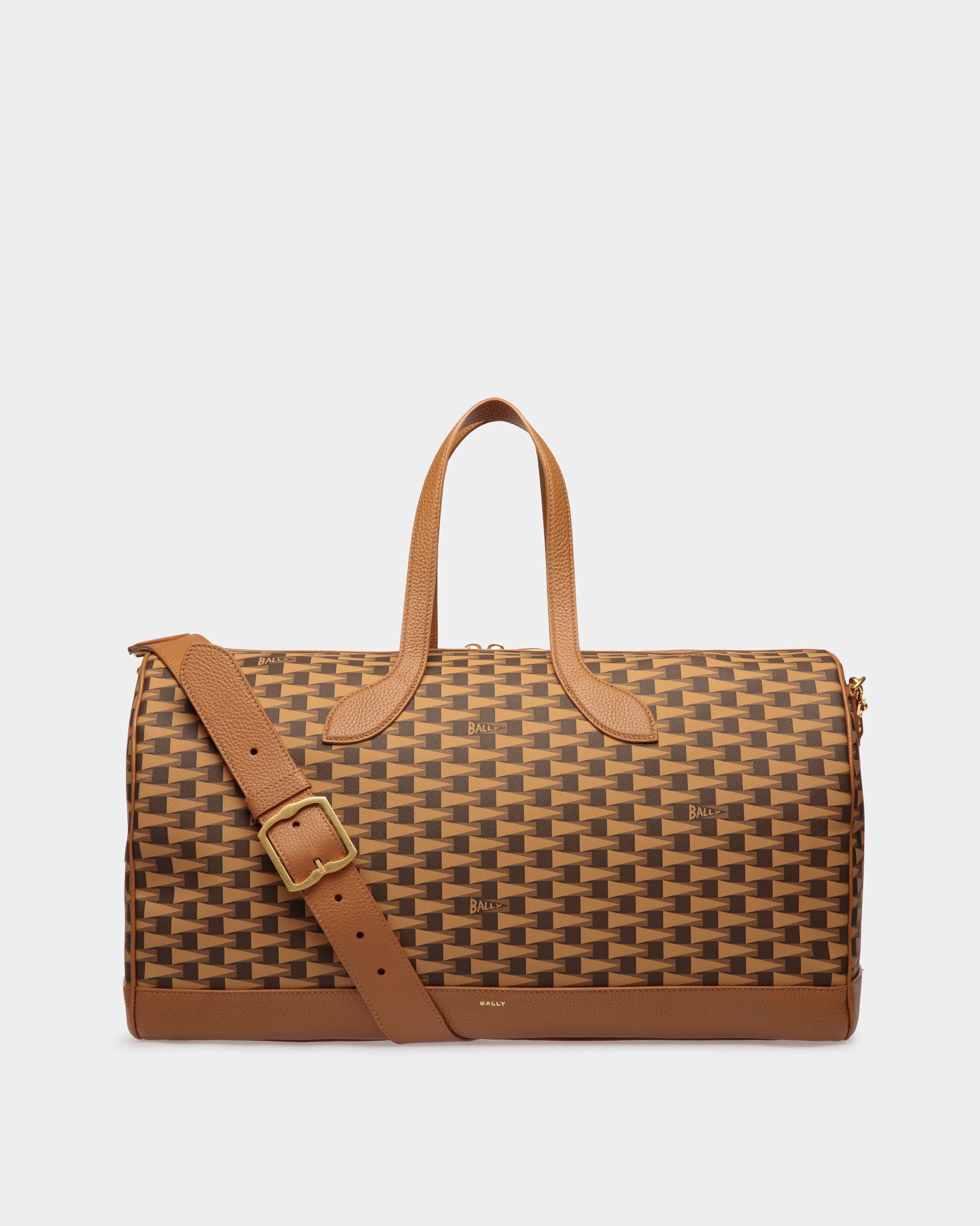 36 Hours Pennant Reisetasche | Herrentasche | TPU und Leder in Desert | Bally | Still Life Vorderseite