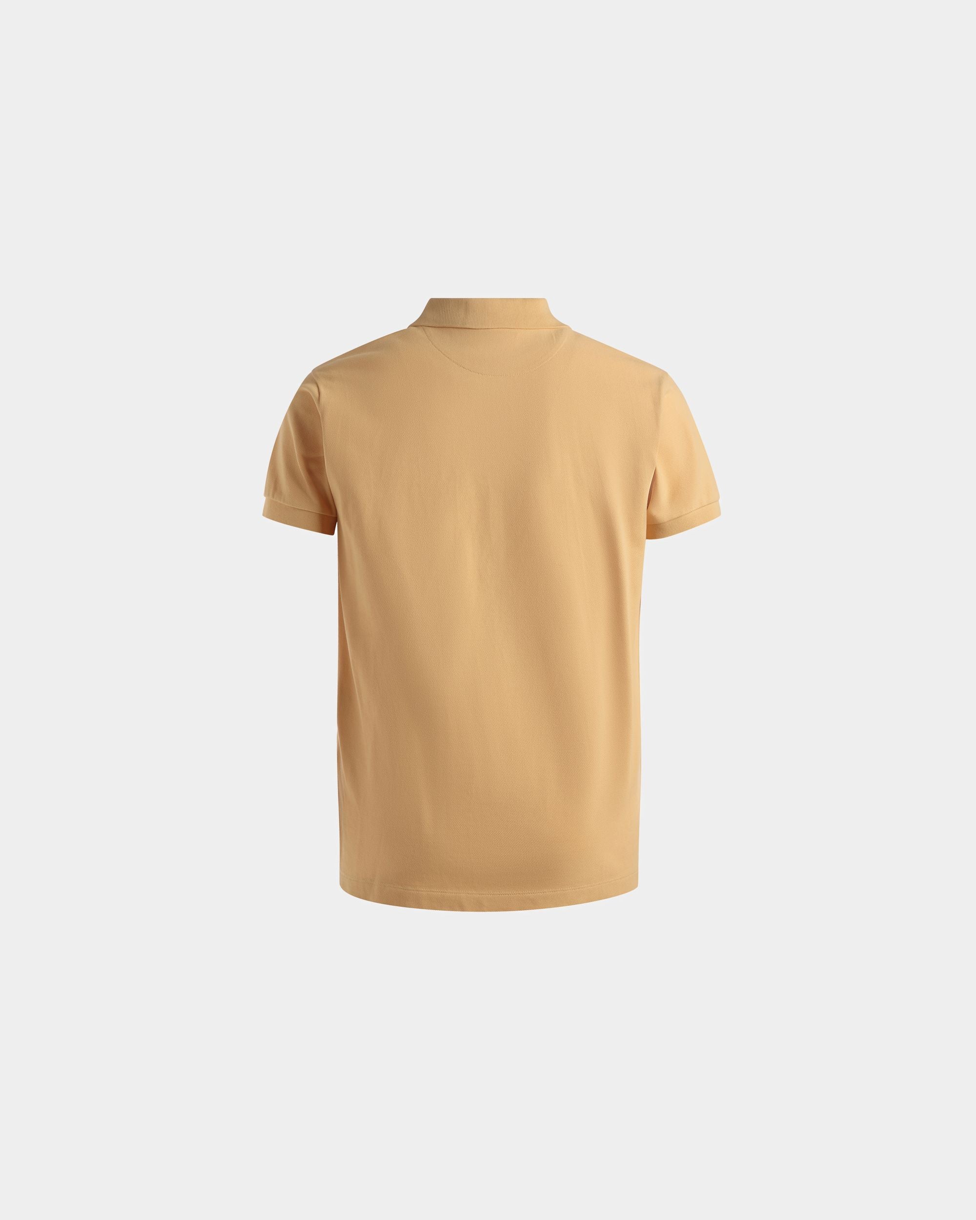 Emblem Poloshirt | Poloshirt für Herren | Cremefarbene Baumwolle | Bally | Still Life Rückseite