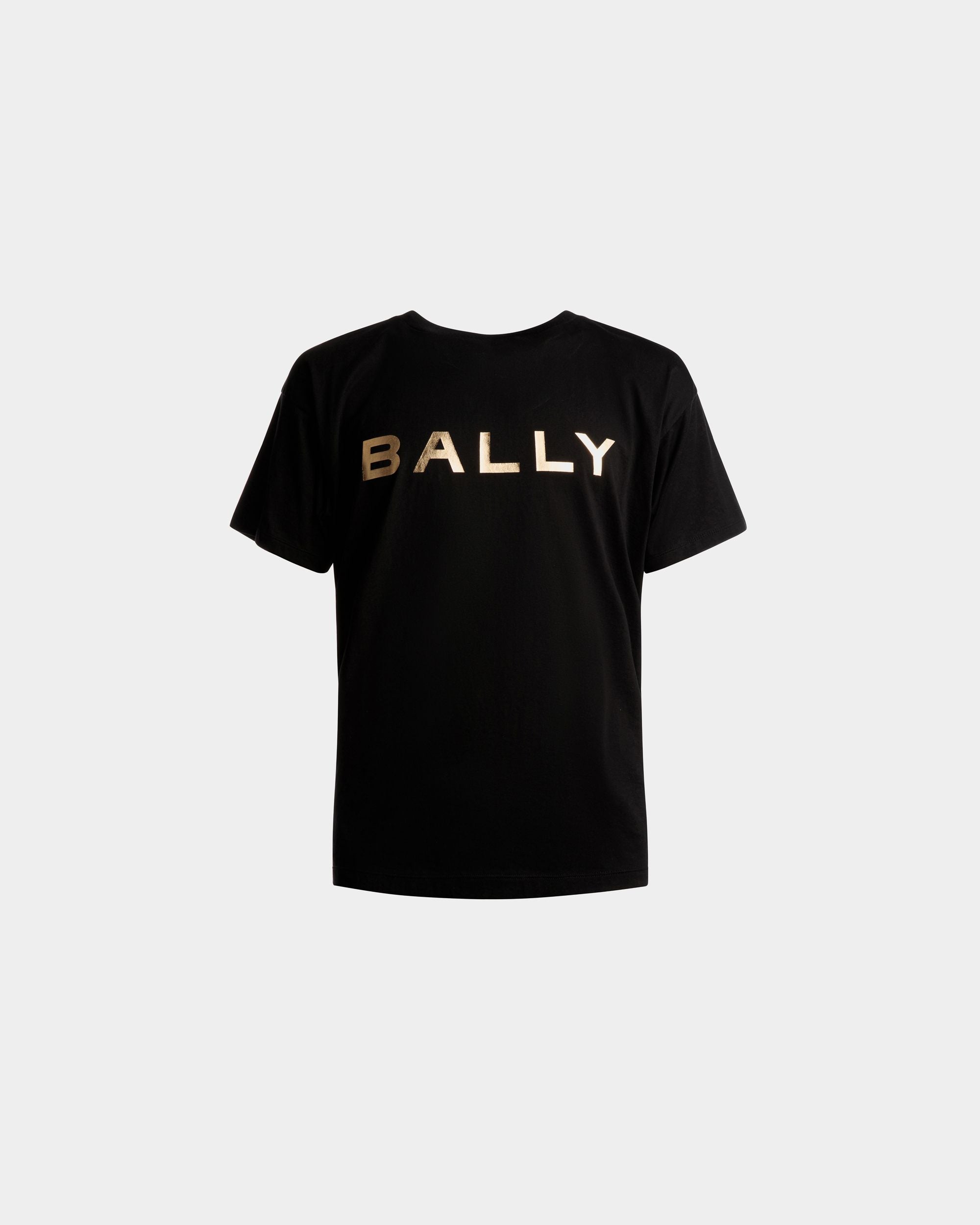 T-Shirt mit Logo | T-Shirt für Herren | Schwarze Baumwolle | Bally | Still Life Vorderseite