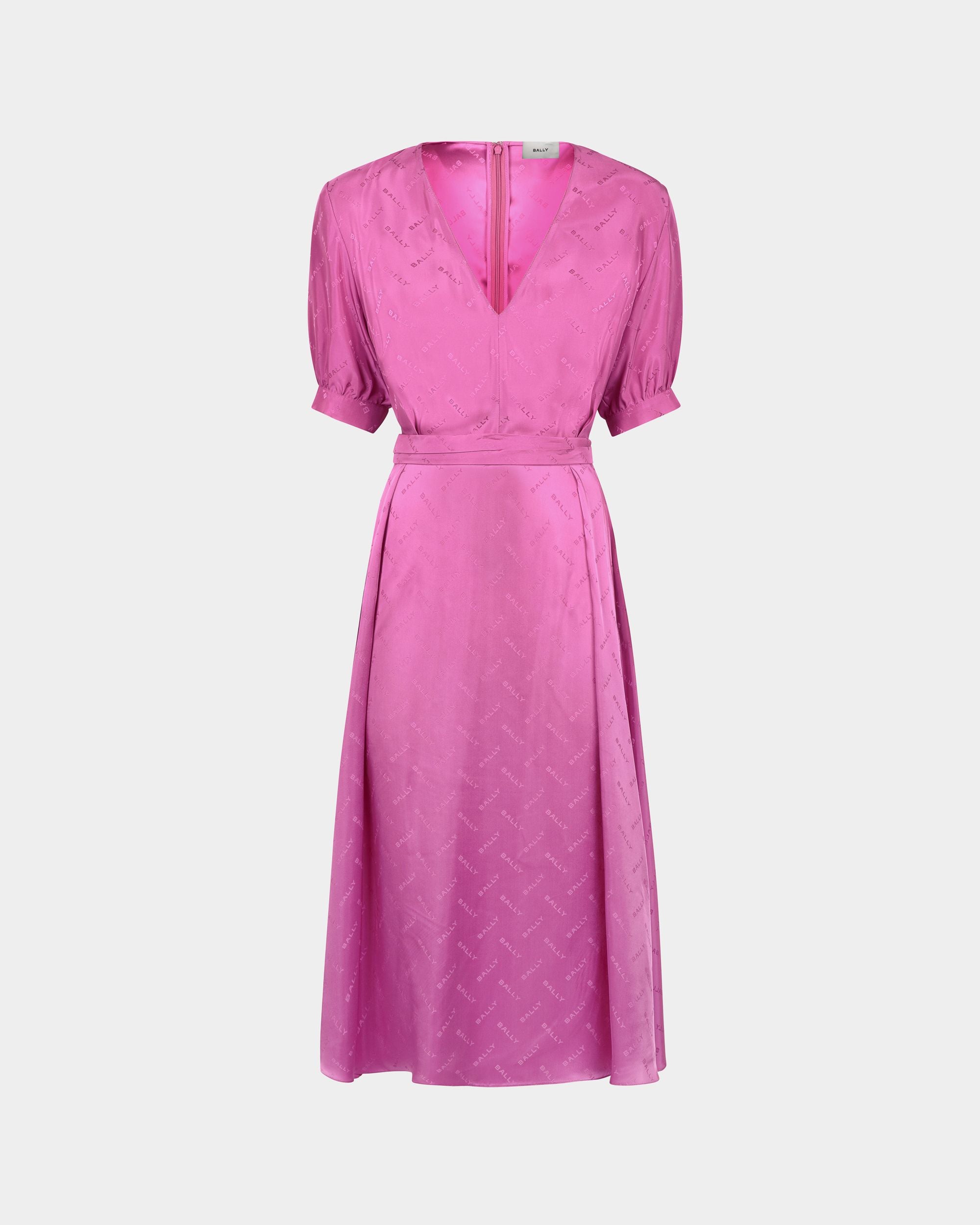 Midi-Kleid für Damen in Rosa | Bally | Still Life Vorderseite