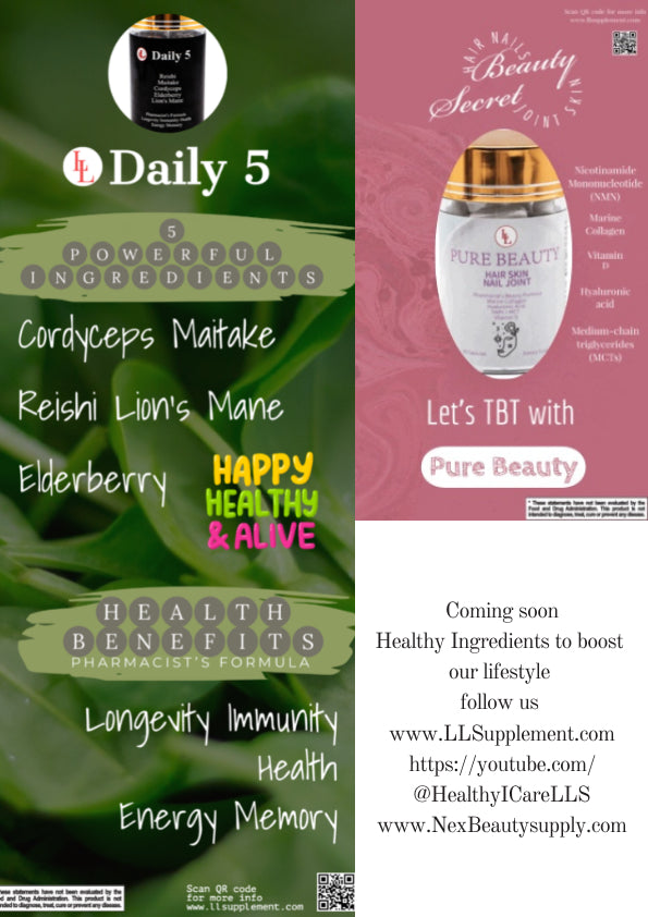 January Health Beauty Newsletter at www.llsupplement.com for supplements health immunity beauty