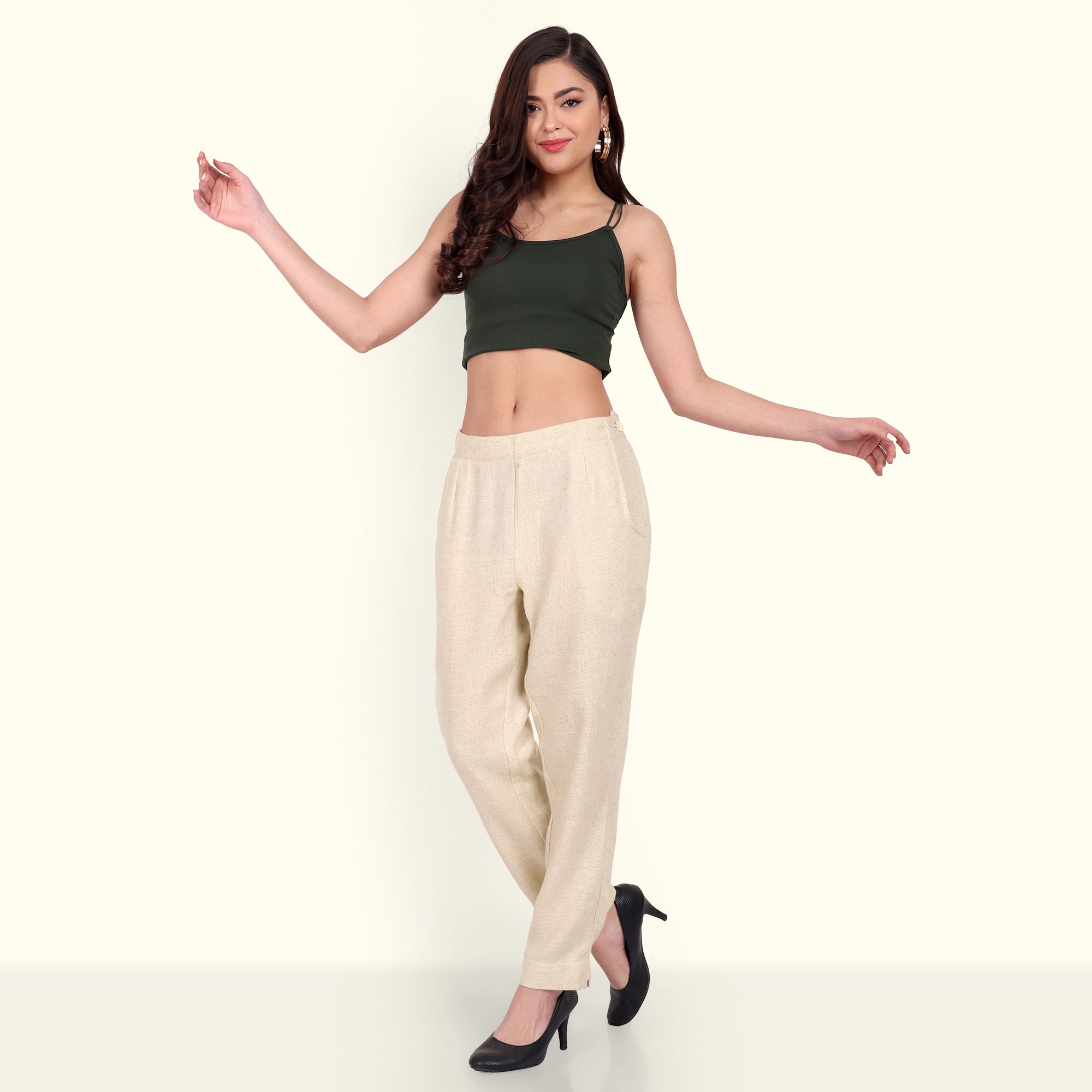 KHAADI FORMAL STRAIGHT PANTS (T39) | Shaner Boutique