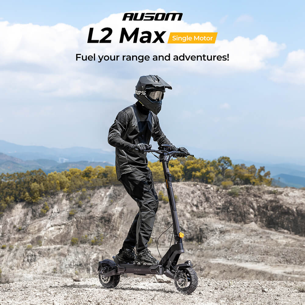 ausom l2 max electric scooter single motor sale