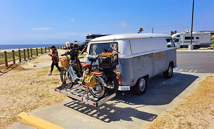 ebike and car