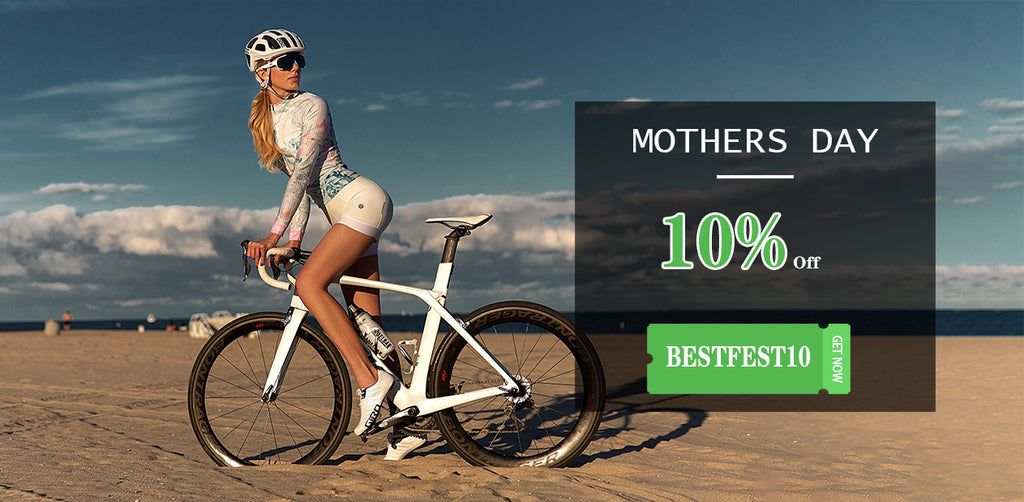 Venta de ropa ciclista para el día de la madre.