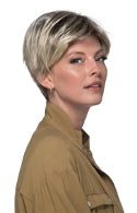 Model in lightweight pixie wig Emmett