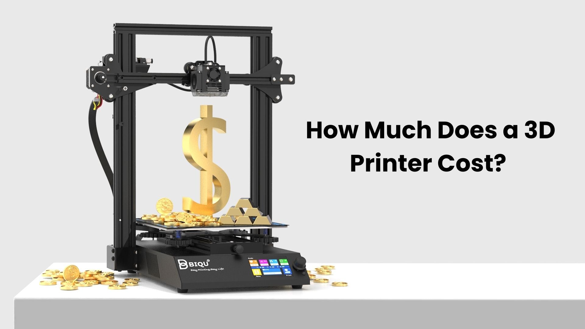 How much does a 3D Printer Cost BIQU 3D Printing