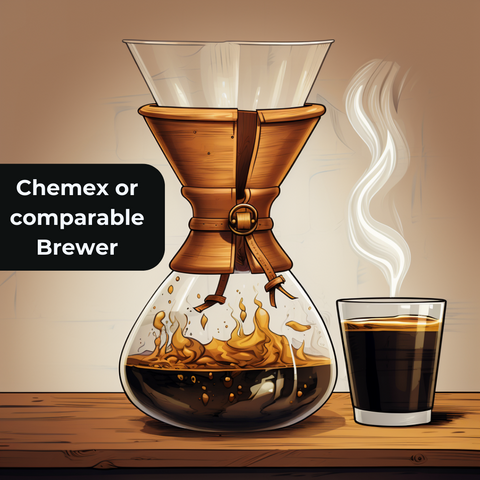 pour over coffee chemex foxen