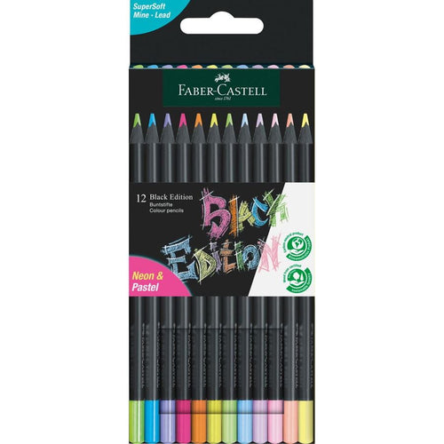 Colored Pencils Black Edition, Set of 24 - The Art Store