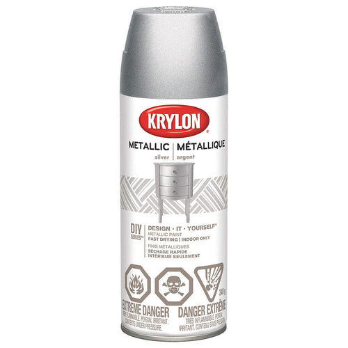 Krylon Gold Metallic Spray Paint 18K Gold 8-ounce, Snap and Spray