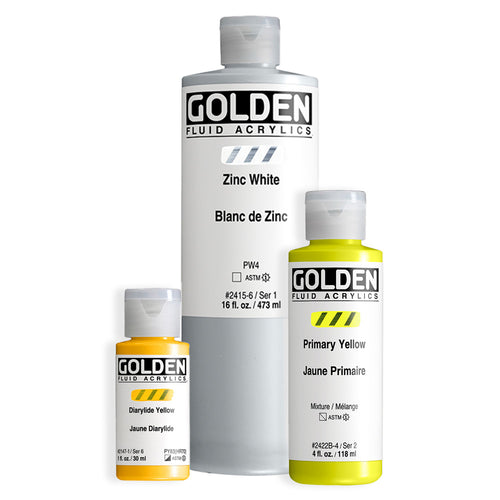 Golden Fluid Acrylic Iridescent Gold Deep (Fine) 1 oz