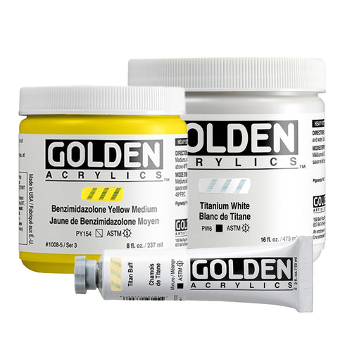 Golden Artist Color Hard Molding Paste for Acrylic Paint, Modeling Paste for Acrylic Paint, Opaque Acrylic Texture Paste, with Lumintrail Sticky