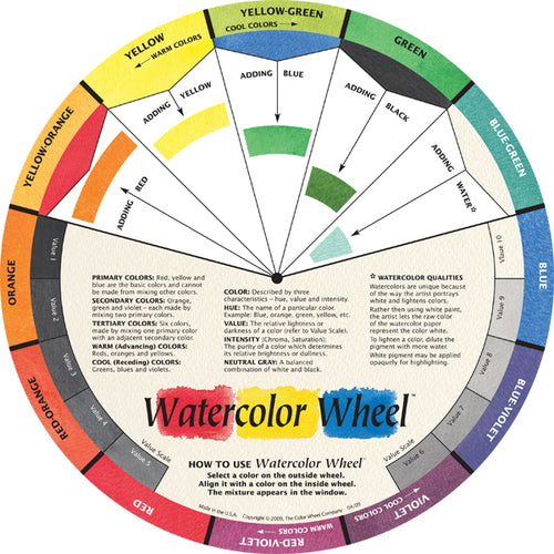 Koh-I-Noor Opaque Watercolor Paint Wheel, 24 Colors, Russia