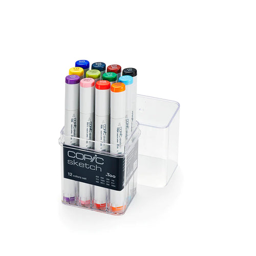 Copic, 72-Color Sketch Marker Set, Multi Count