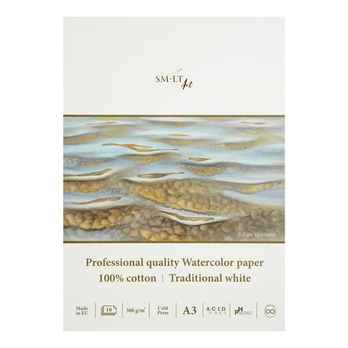 Arches® Watercolor Pads, 9 x 12, Hot-Pressed, 140 Lb, White, Pack Of 2