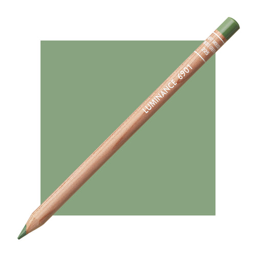 Caran DAche Luminance Colored Pencil Raw Umber 50% - Wet Paint