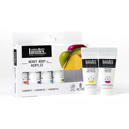 Liquitex Professional Acrylic Gouache Set 59ml 6 Pkg Fluorescents