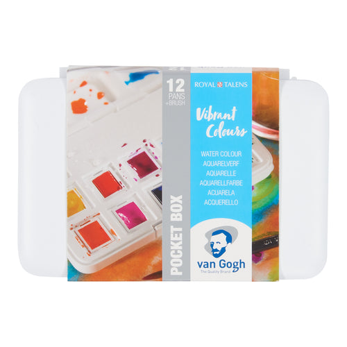 Sennelier La Petite Aquarelle Watercolor Set, 12-Color Half Pan