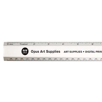 Westcott - Westcott Grid Ruler with Metal Cutting Edge, 1.5 x 18.5