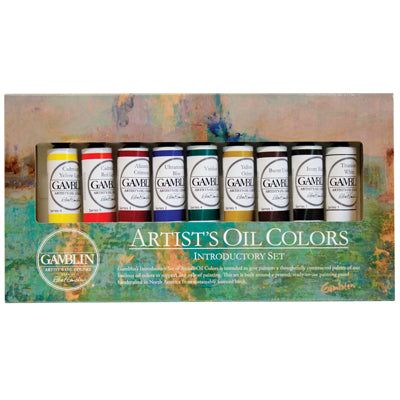  Gamblin 1980 Oil Color Exclusive Set, 1.25 Ounce (Pack of 9),  11 Ounce