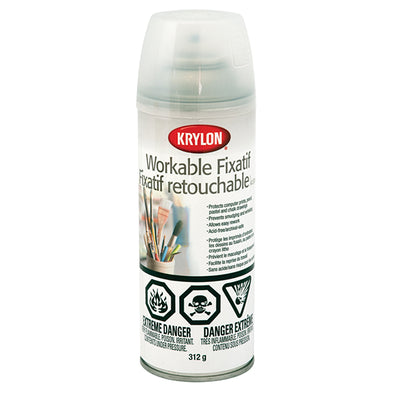 Krylon Workable Fixative Spray - 11oz, Opus Art Supplies