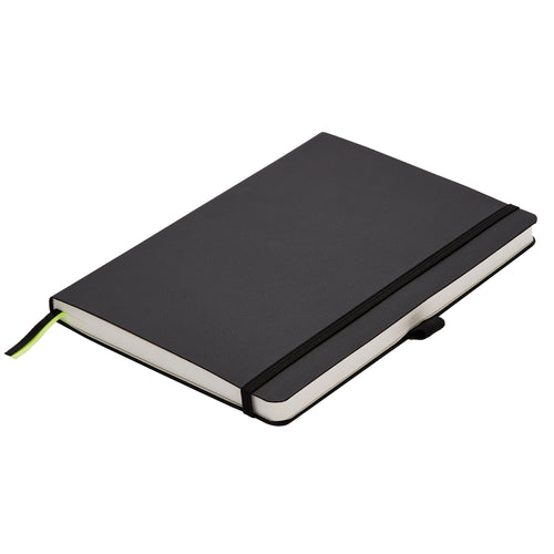 Rhodia softcover notebook A5 elastic closure titanium 117385 lined