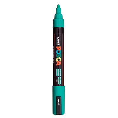 Posca MOP'R PCM-22 Multi Surface Permanent Paint Marker, XXL Round Tip 3-19  mm, Box of 4 Blue