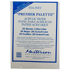 Disposable Palette Paper 8 1/4X11 1/5 40 Sheets Pad