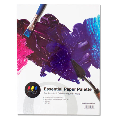 New Wave White Pad® Ergonomic Hand Held Paper Palette - New Wave Art