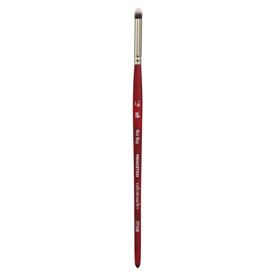 Princeton Velvetouch Blooms Brush Long Handle Size 12 - Professional Artist Brushes for Mixed Media Acrylic Oil