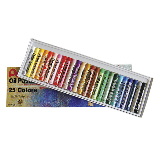 Pentel Arts Oil Pastels Craft Crayon Drawing 49 Colours Set of 50