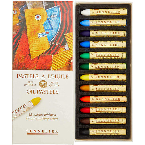 Sennelier Oil Pastel Set 24 Count Multicolor 24 Count (Pack of 1) Pastel Set  Multicolor