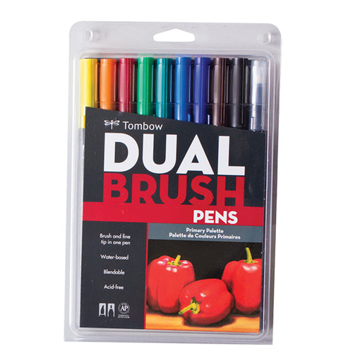 TOMBOW Dual Brush Pen PASTELS Palette 6 or 10 Marker Set--Review