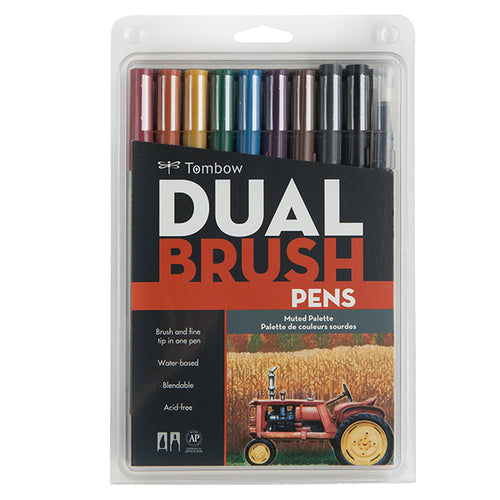 Tombow Dual Brush Pen Set, Tropical