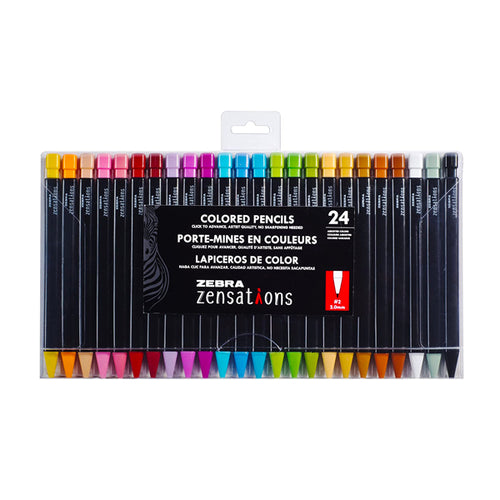 Black Edition colour pencils, cardboard box of 24