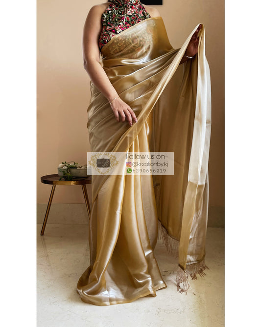 Trending lilac color satin silk saree with hand work buy now – Joshindia