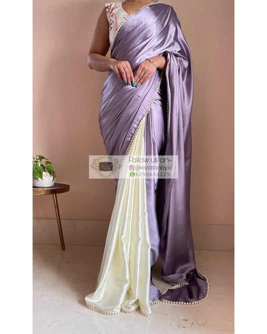 Satin Saree – Looknbook Art