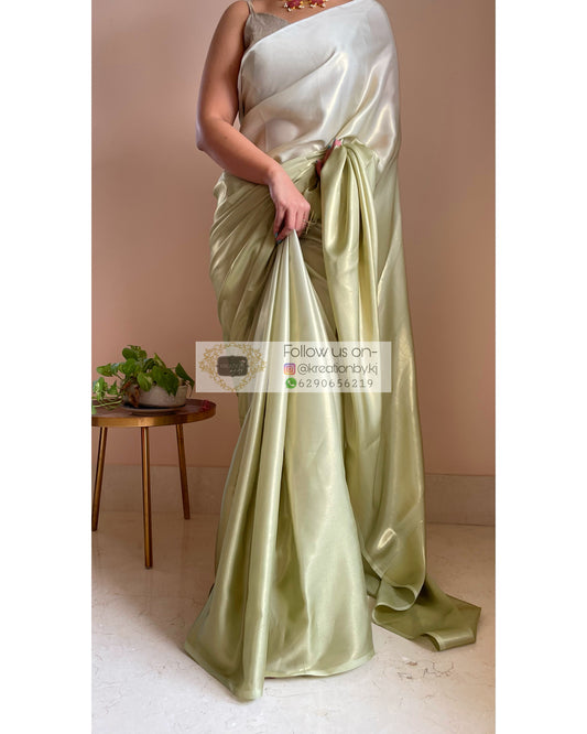 Old Rose Shimmer Saree