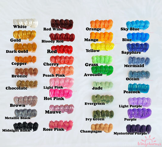 Pearlescent Mica Pigment Decoden Cream Glue Gel 100g