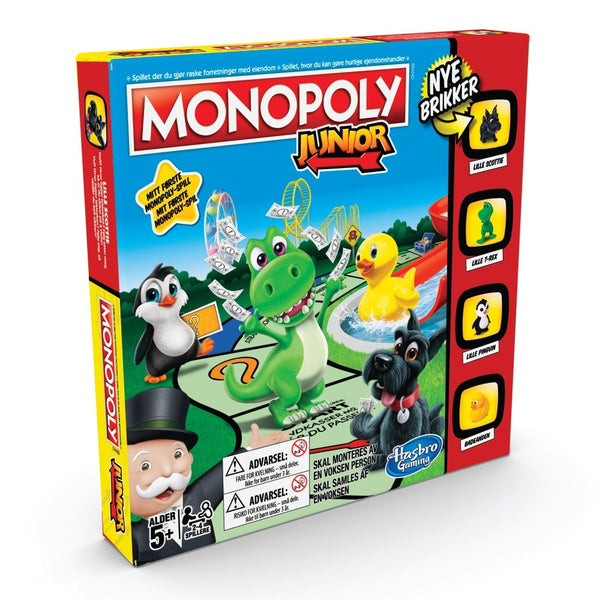 Monopoly Junior spillet - Hasbro Gaming - fra 5 år. - Billede 1